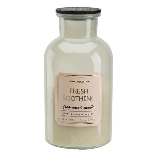 Bougie 800G OPALINE Gris chaud vue de face