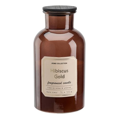 Bougie 800G OPALINE Marron vue de face