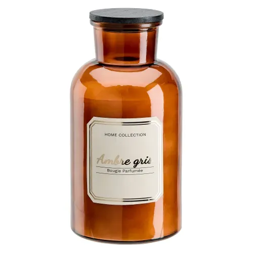 Bougie 800G OPALINE Marron vue 3/4