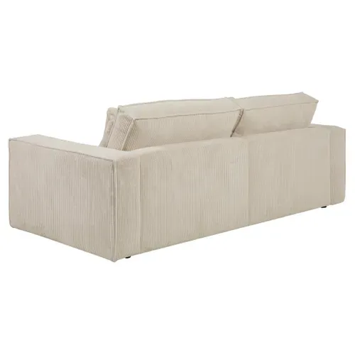 Canapé 3 places CLOUD tissu stello ecru vue de derrière