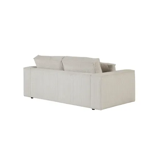 Canapé 2 places CLOUD tissu ecru vue de derrière