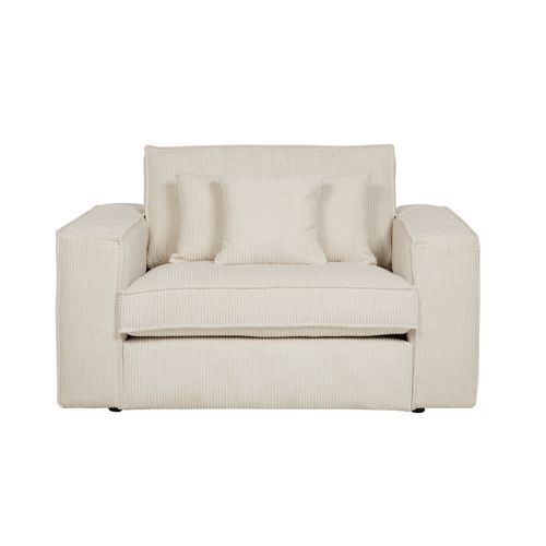 Fauteuil CLOUD tissu ecru