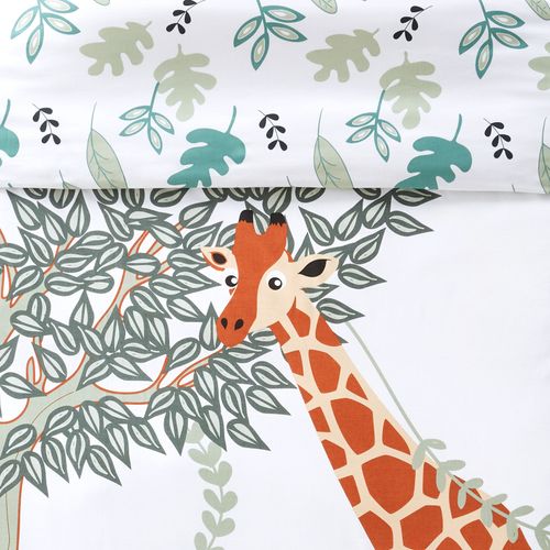 Parure 140x200 cm  DANS LA JUNGLE vue détaillée