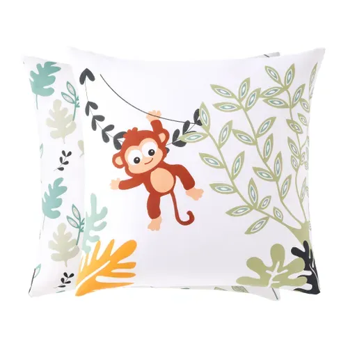 Parure 140x200 cm  DANS LA JUNGLE vue de face