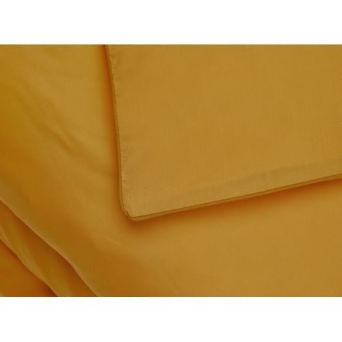 Housse de couette 140x200 cm DREAMEA PERCALE OCRE vue détaillée