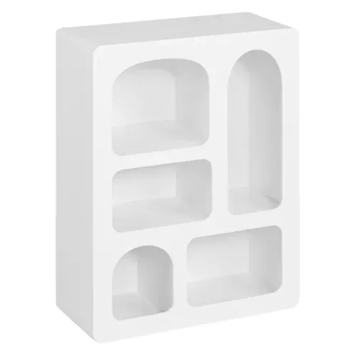 Etagère murale VILLY Blanc vue 3/4