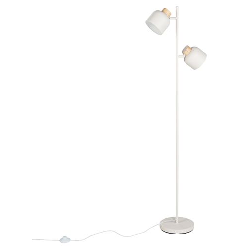 Lampadaire 2 lumières H.143,5 MARISOL Crème