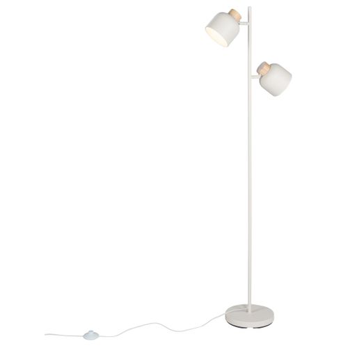 Lampadaire 2 lumières H.143,5 MARISOL Crème