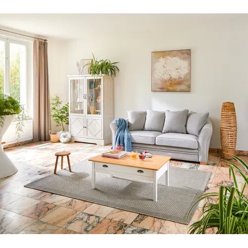 Toile 96x96 cm Arbre de vie Beige