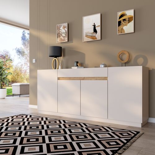 Toile portrait 28x38 cm Isaia Beige vue d'ambiance 1