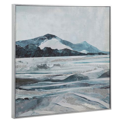 Toile Fjord 50x50 cm VOLCANO Argenté
