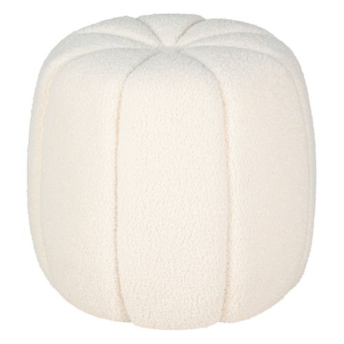 Pouf H. 44 cm VADIM Blanc
