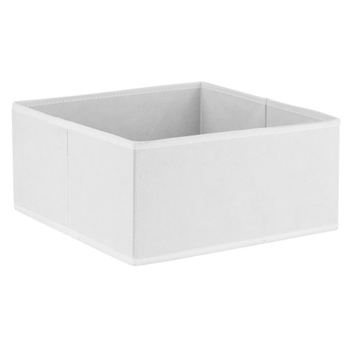 Panier H15 cm INTISSE Blanc vue de derrière