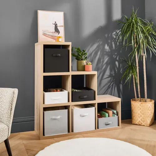 Panier H15 cm INTISSE Gris vue d'ambiance 1