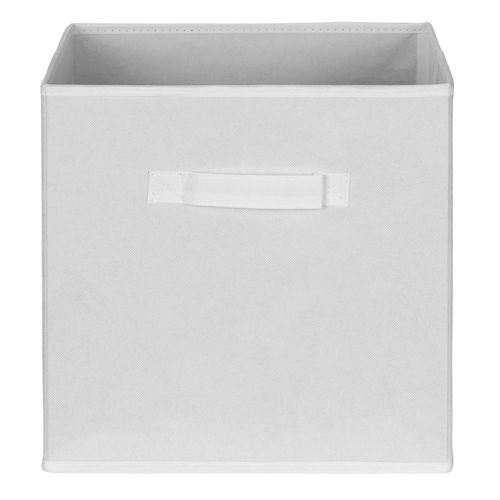 Panier H31 cm INTISSE Blanc vue de face