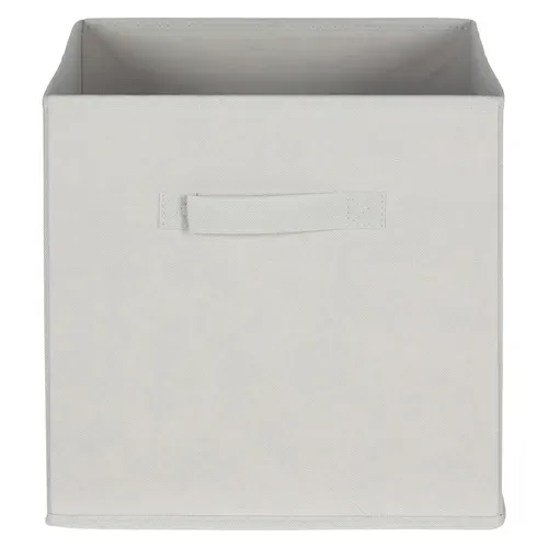 Panier H31 cm INTISSE Gris vue de face