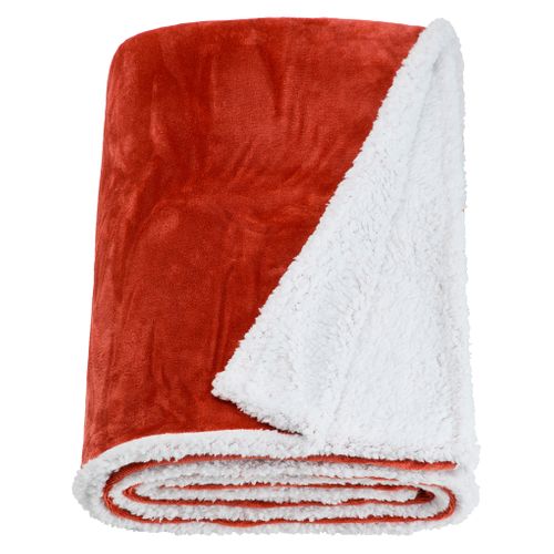 Plaid 220x240 cm NALA Terracotta vue 3/4