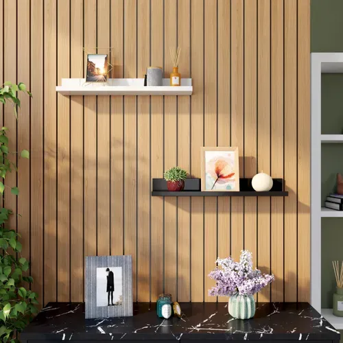 Tablette L55 cm LIZ Blanc