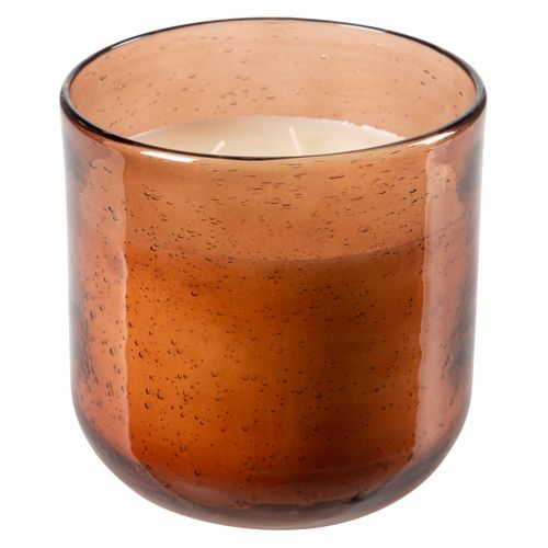 Bougie 3 mèches H. 15,5 cm POLINA Marron vue 3/4