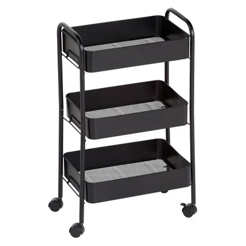 Desserte H. 72,5 cm EDMOND Noir vue 3/4