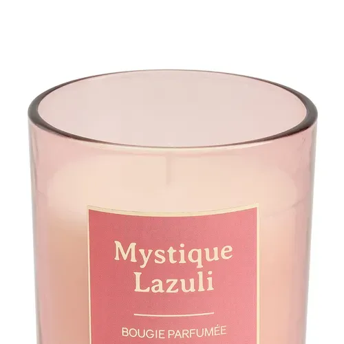 Bougie H. 10 cm MYSTI Rose vue détaillée