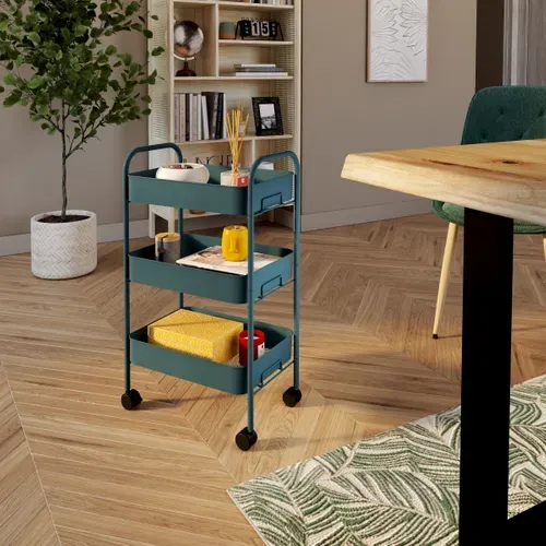 Desserte H.72,5 cm EDMOND Vert vue d'ambiance 1