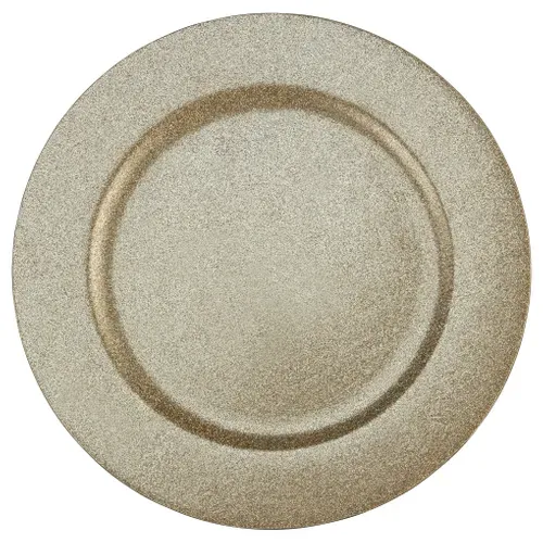 Sous assiette Ø 33 cm VANI Dorée vue de face