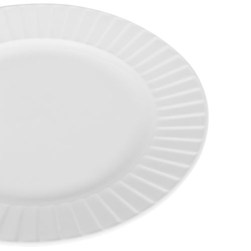 Set 6 assiettes plates Ø 26,5 VICTORIA Blanc vue détaillée