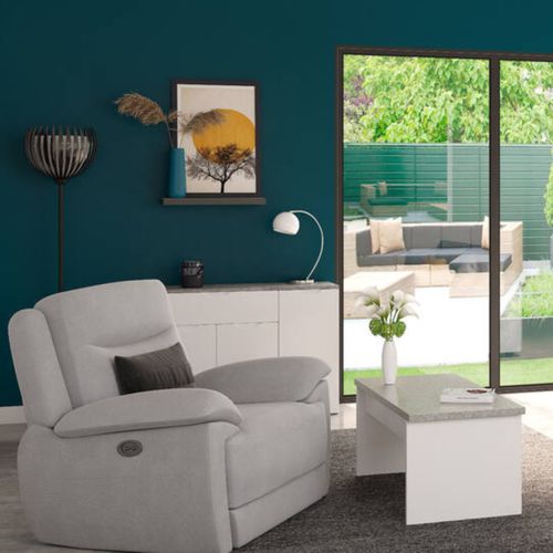 Lampadaire droit H. 173 cm PENSEE 2 Noir