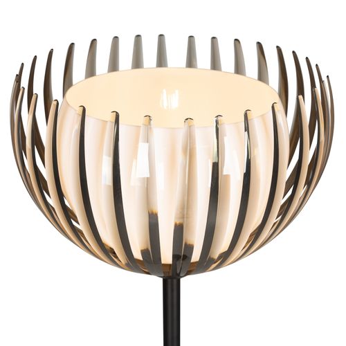 Lampadaire droit H. 173 cm PENSEE 2 Noir