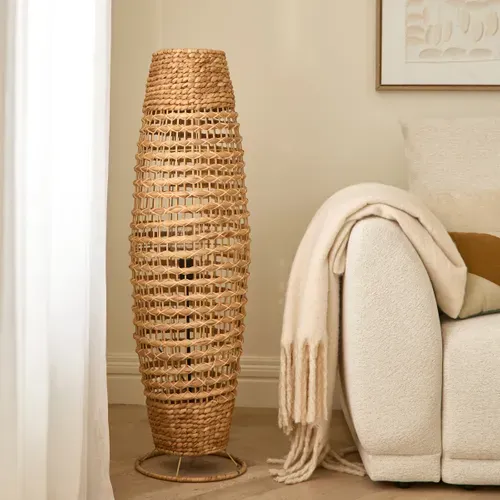 Lampe de sol jacinthe H.111 cm GOA 2 Naturel vue d'ambiance 1