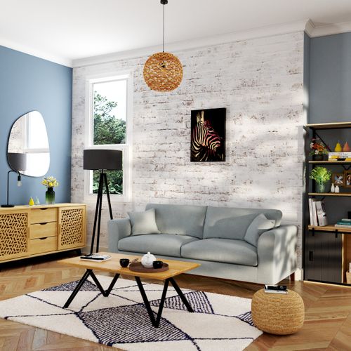 Suspension jacinthe D. 40 cm GOA 2 Naturel vue d'ambiance 1