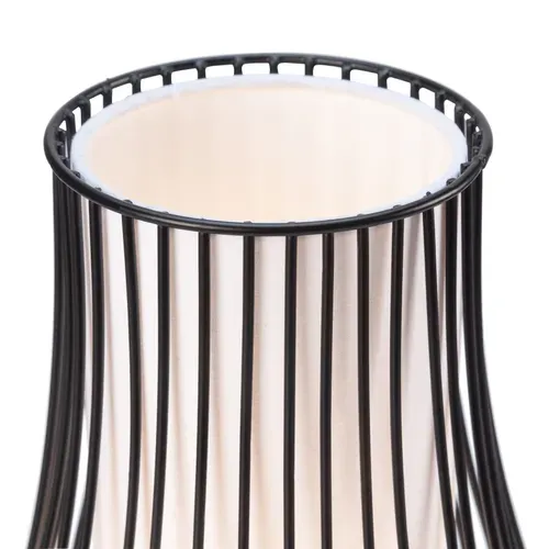 Lampe à poser H. 31,5 cm MOKA 2 Noire vue détaillée