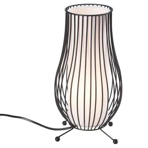 Lampe à poser H. 31,5 cm MOKA 2 Noire