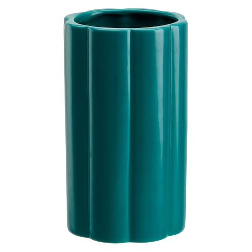 Vase H. 15 cm ANGELE Bleu vue 3/4
