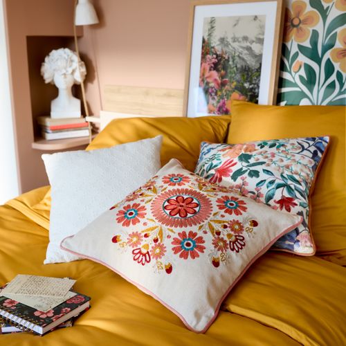 Coussin 45x45 cm ANITA Multicolor vue d'ambiance 1