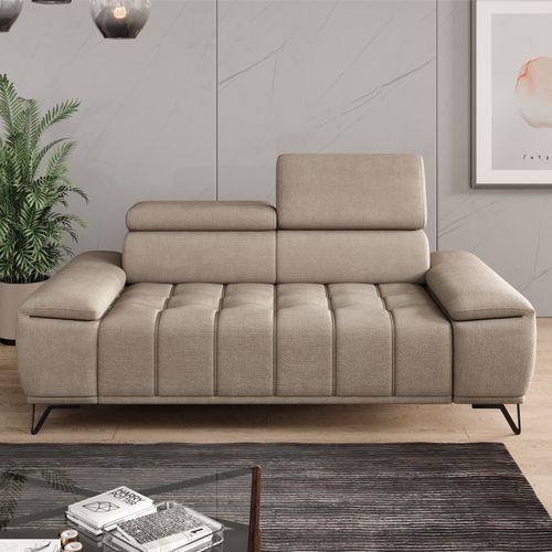 Canapé 3 places relax PALLADIO tissu eden beige