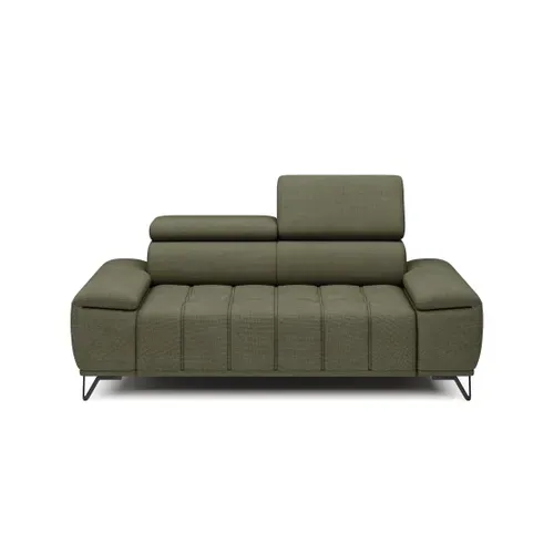 Canapé 2 places relax PALLADIO tissu eden vert