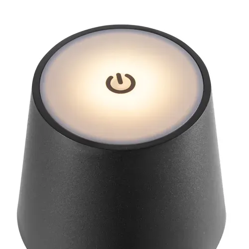 Lampe nomade IP44 H. 36 cm ALBA Noire vue détaillée