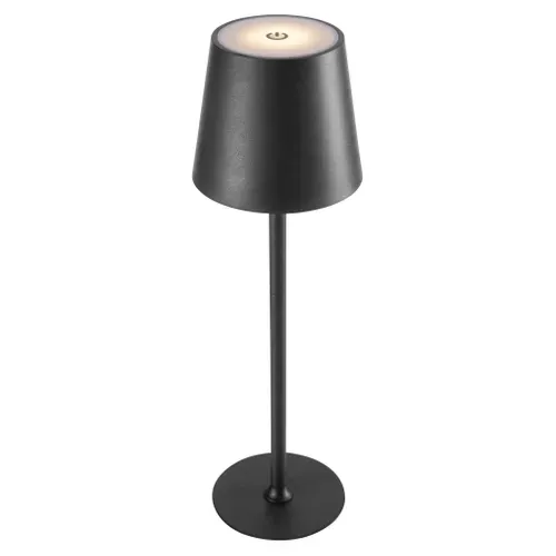Lampe nomade IP44 H. 36 cm ALBA Noire vue 3/4