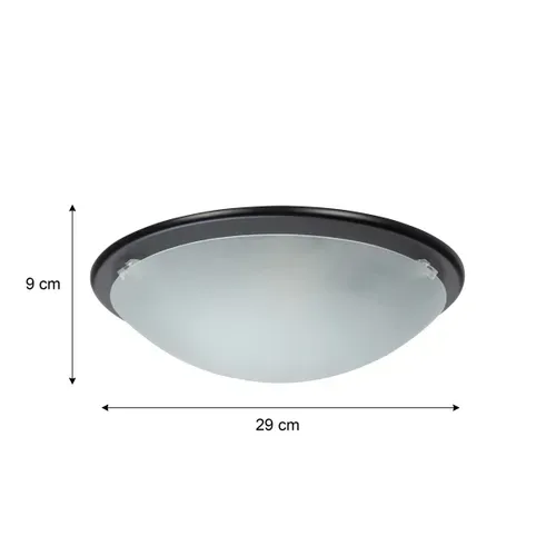 Plafonnier D. 29 cm PACO Noir