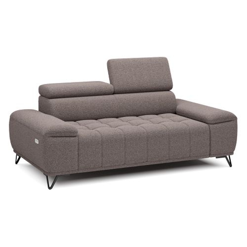 Canapé 3 places relax PALLADIO tissu bubble taupe