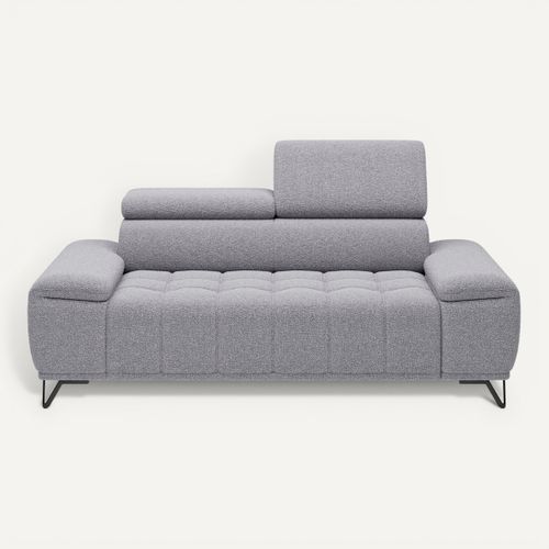 Canapé 3 places relax PALLADIO tissu bubble gris