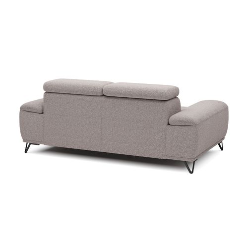 Canapé 3 places PALLADIO tissu bubble beige vue de derrière
