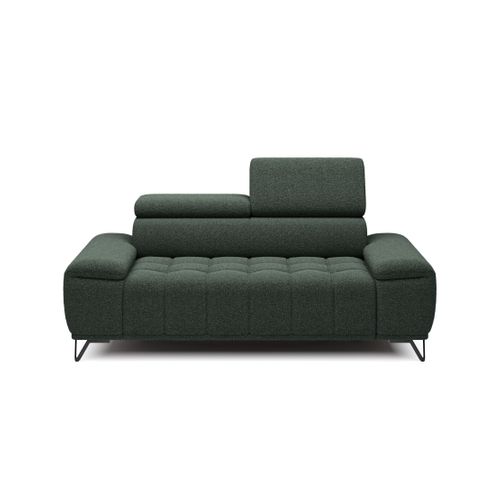 Canapé 2 places relax PALLADIO tissu bubble vert