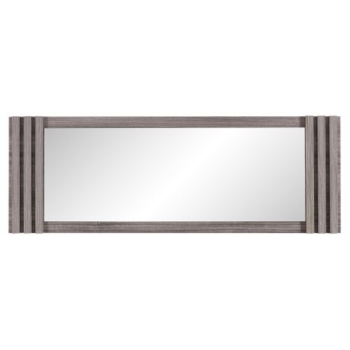 Miroir PESARO Imitation chêne/gris