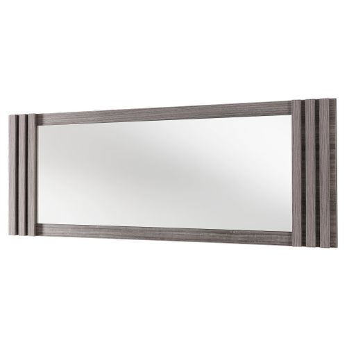 Miroir PESARO Imitation chêne/gris