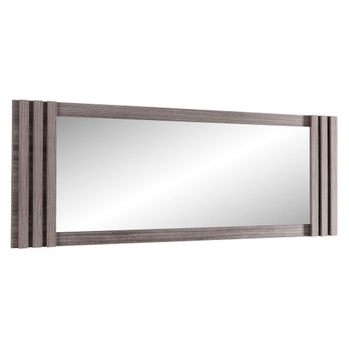 Miroir PESARO Imitation chêne/gris