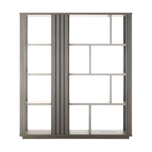 Bibliothèque PESARO Imitation chêne/gris