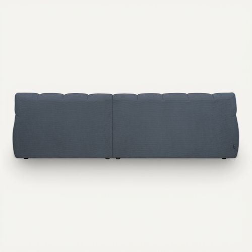 Canapé d'angle relax COCOON méridienne droit gris foncé vue de derrière